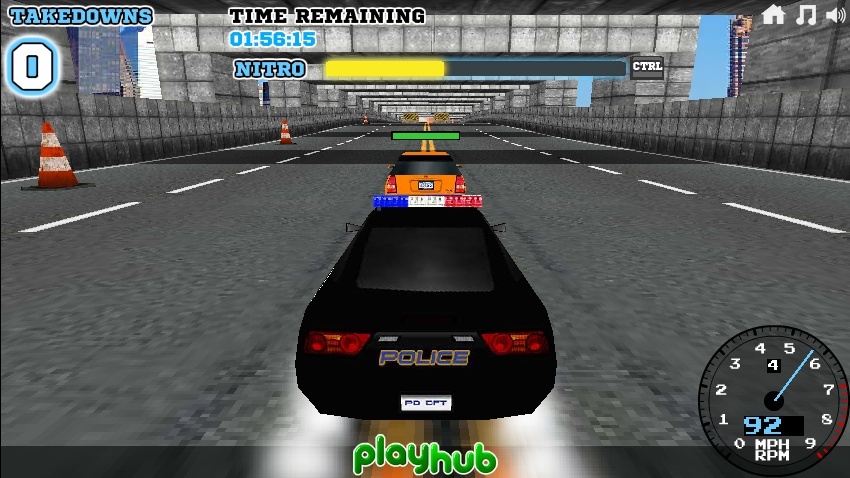 Police Pursuit 3D - Funny Car Games