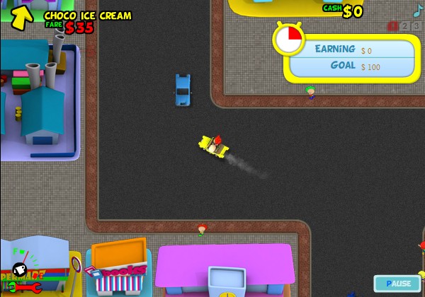 Sim Taxi 2 - Funny Car Games