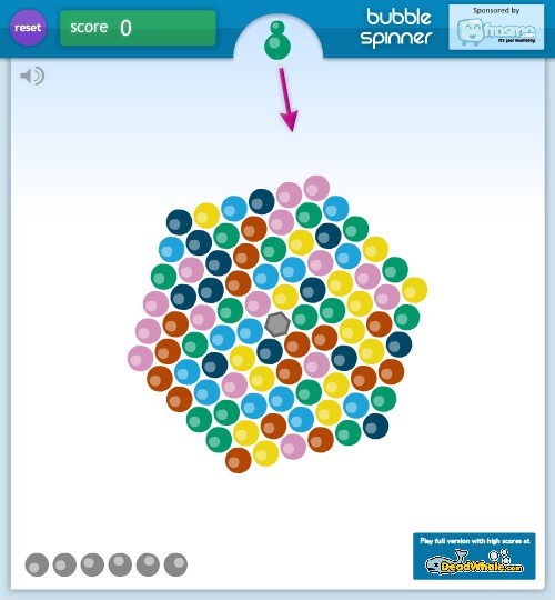 bubble spinner play online