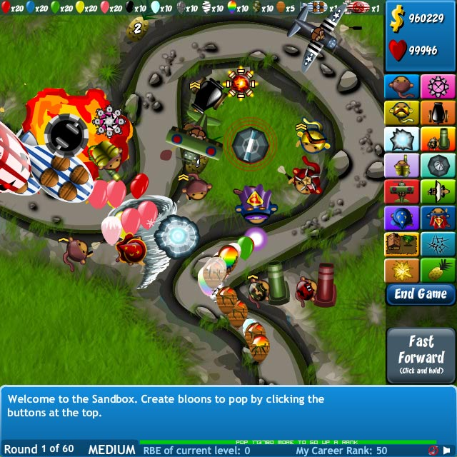 Super Monkey Bloons Hacked Arcadeprehacks.